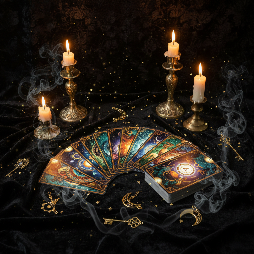 Oracle Card Deck dark luxury mystical product image